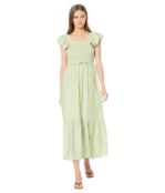 Платье MOON RIVER, Flutter Sleeve Smocked Midi Dress 9784438 | Mint фото 1