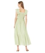 Платье MOON RIVER, Flutter Sleeve Smocked Midi Dress 9784438 | Mint фото 2