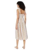 Платье MOON RIVER, Woven Printed Dress with Tied Straps 9784447 | Pink Multi фото 2