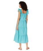 Платье MOON RIVER, Square Neck Tiered Dress 9784454 | Light Blue фото 2