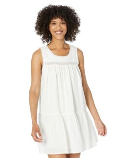 Платье Lucky Brand, Embroidered Tiered Mini Dress