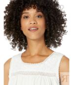 Платье Lucky Brand, Embroidered Tiered Mini Dress 9784541 | White фото 3