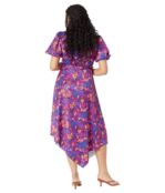 Платье LITTLE MISTRESS, Viola Dress 9792977 | Purple Leaf Print фото 2