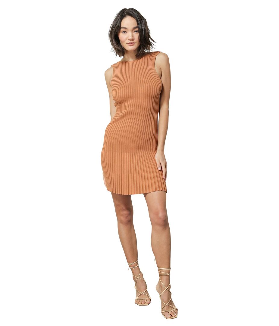 Платье line and dot, Mia Sweater Mini Dress 9793963 | Amber Brown фото 1