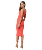 Платье line and dot, Reese Cutout Sweater Midi Dress 9794355 | Orange фото 2