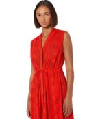 Платье AllSaints, Tate Broderie Dress 9796515 | Poppy Blaze Red фото 3