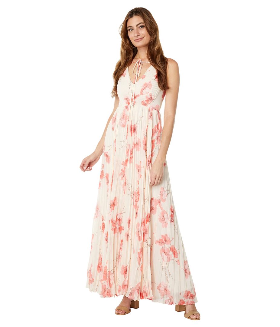 Платье BCBGMAXAZRIA, Printed Halter Gown