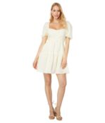 Платье Bardot, Lucy Tiered Mini Dress 9798590 | Soft Yellow фото 4