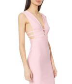 Платье Bebe, Bandage Dress with Cutouts 9800105 | Pink фото 3