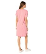 Платье Mod-o-doc, Slub Jersey Short Sleeve Split-Neck Dress 9801505 | Pink Leaf фото 2