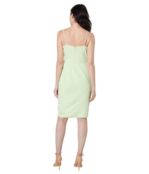 Платье BCBGeneration, V-Neck Wrap Dress GT02D26 9802568 | Green Pea (Gleam) фото 2