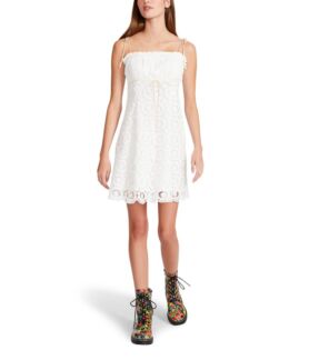 Платье Betsey Johnson, Novelty Cotton and Venise Lace Tulip Mini Dress