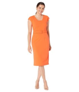 Платье Maggy London, Square Neck Midi Dress