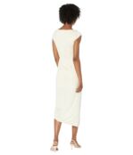 Платье Maggy London, Petite Midi Dress with Cap Sleeves 9803054 | Ivory фото 2