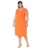 Платье Maggy London, Plus Size Square Neck Midi Dress 9803063 | Tigerlily фото 1