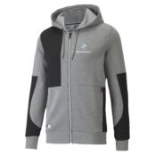 Толстовка Puma BMW Motorsport Full Zip, серый 138158367 | Grey фото 1