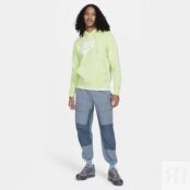 Толстовка Nike Sportswear Club Graphic, зеленый 137983419 | Green фото 3