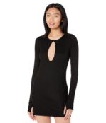 Платье Michael Lauren, Mullins Long Sleeve Dress w/ Center Front Cutout 9803721 | Black фото 1