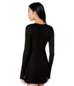 Платье Michael Lauren, Mullins Long Sleeve Dress w/ Center Front Cutout 9803721 | Black фото 2