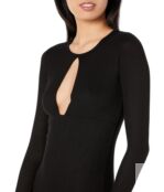 Платье Michael Lauren, Mullins Long Sleeve Dress w/ Center Front Cutout 9803721 | Black фото 3