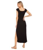 Платье Michael Lauren, Colvin Long Cutout Dress w/ Side Slit 9803725 | Black фото 2