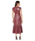 Платье Donna Morgan, Bodice Twist Midi Dress 9805074 | Burgundy фото 2