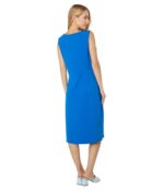 Платье H Halston, Sleeveless Twist Back Detail Dress 9805918 | Lapis Blue фото 2