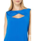 Платье H Halston, Sleeveless Twist Back Detail Dress 9805918 | Lapis Blue фото 3