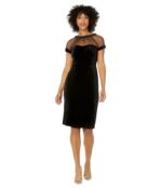 Платье Maggy London, Velvet Illusion Dress 9806674 | Black фото 1