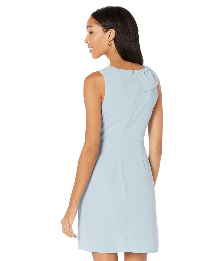 BCBGMAXAZRIA Satin Back Crepe Ruffle Dress