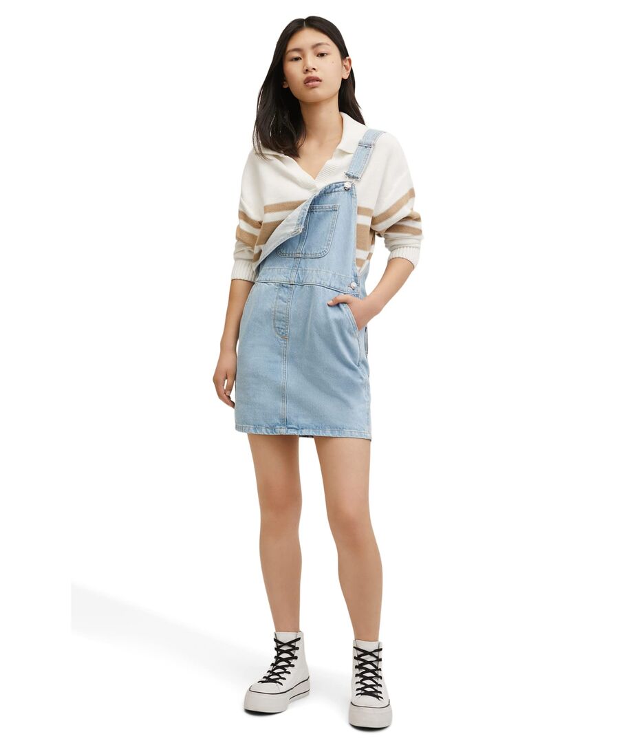 Платье MANGO Kids, Dungaree Dress Bego (Teen) 9808755 | Tejano Claro фото 1