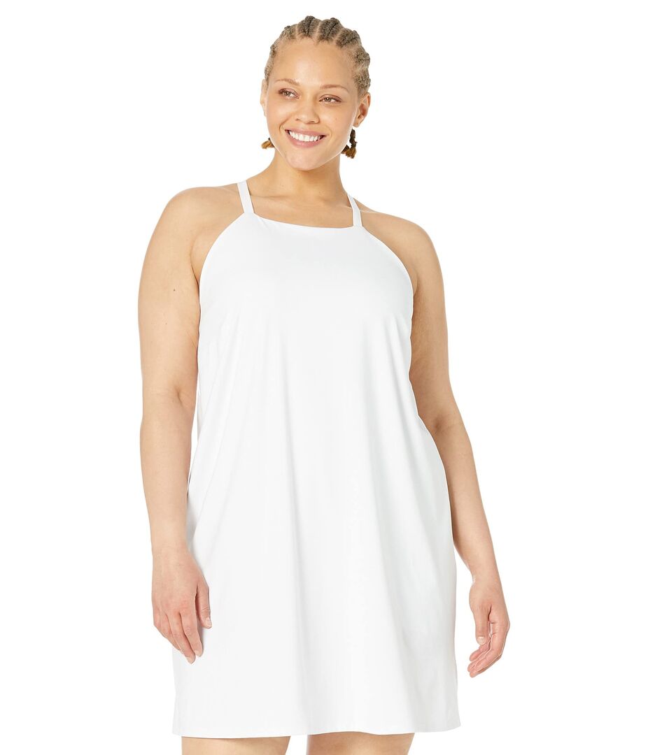 Платье Madewell, Plus MWL Flex Fitness Dress 9809000 | Eyelet White фото 1