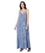 Платье Vince Camuto, Sleeveless Embellished Paisley Maxi Dress 9809578 | Denim Navy фото 1