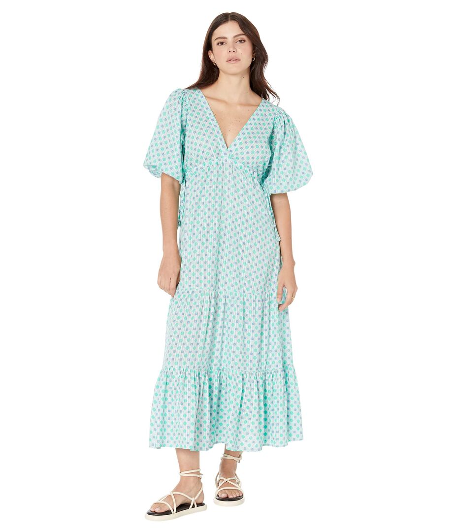 Платье MANGO, Basil Dress 9809965 | Turquoise/Aqua фото 1