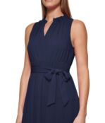 Платье DKNY, Sleeveless Tiered Midi Dress 9812223 | Navy фото 2