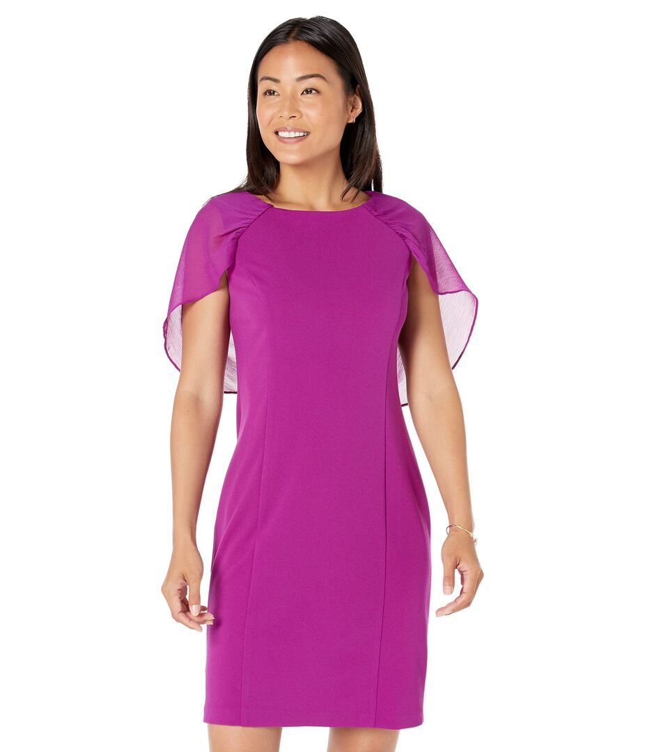 Платье DKNY, Sleeveless Combo Cape Dress 9812343 | Magnolia фото 1