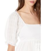 Платье English Factory, Mix Media Mini Dress 9813030 | White фото 3