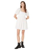 Платье English Factory, Mix Media Mini Dress 9813030 | White фото 4