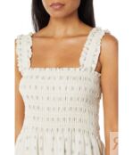 Платье Madewell, Lucie Smocked Tank Mini Dress in Textural Clipdot 9813630 | Ikat Swiss Dot фото 3