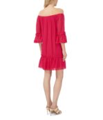 Платье CeCe, Over-the-Shoulder Flounce Dress 9818452 | Rose Cerise фото 2