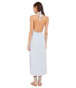 Платье bella dahl, Smocked Waist Halter Midi Dress 9819891 | Amalfi Sky фото 2