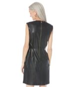 Платье Calvin Klein, PU Sheath Dress with Gold Waist Detail 9823258 | Black фото 2