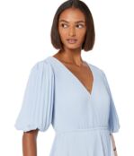 Платье MILLY, Elle Pleated Dress 9824168 | Sky фото 3