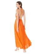 Платье MILLY, Evie Pleated Dress 9824170 | Tangerine фото 2