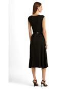 Платье LAUREN Ralph Lauren, Belted Jersey Cap-Sleeve Dress 9825911 | Polo Black фото 2