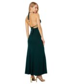 Платье MOON RIVER, Strap Halter Backless Midi Dress 9828609 | Green фото 2