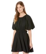 Платье MOON RIVER, Bubble Sleeve Back Cutout Mini Dress 9828608 | Black фото 1