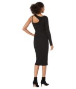 Платье MOON RIVER, Cutout Fitted Midi Sweaterdress 9828610 | Black фото 2