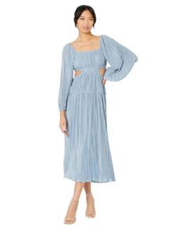 Платье MOON RIVER, Pleated Cutout Midi Dress