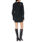 Платье MOON RIVER, Cutout Sweater Mini Dress 9828620 | Black фото 2